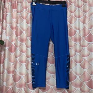 Under Armour blue Capri Leggings